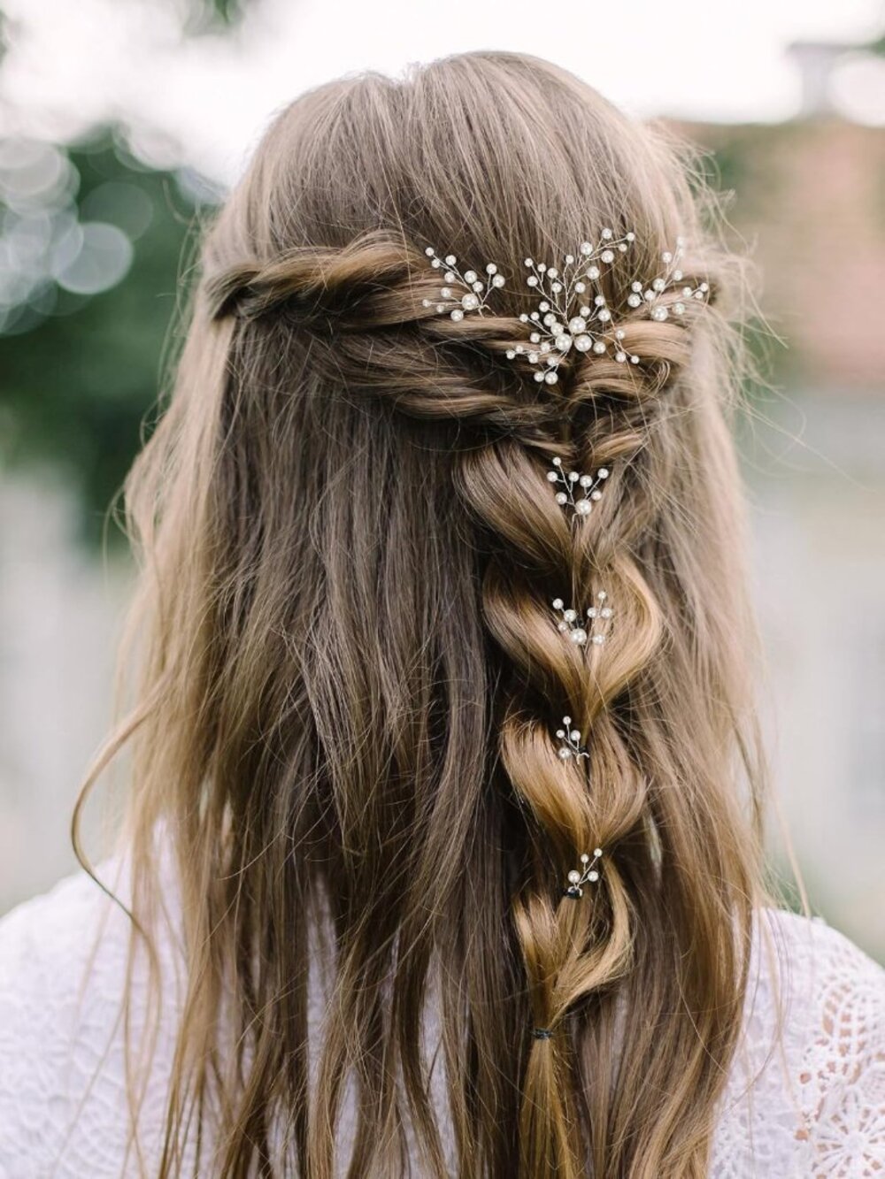 Elegant Pearl Hair Pins Set - 7Pcs Bridal Hair Accessories for Weddings & Events